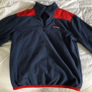 Vineyard Vines fleece pullover quarter zip